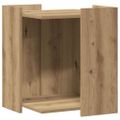 vidaXL Uzavretý box na stelivo dub artisan 42x42x51cm kompozitné drevo