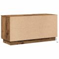 vidaXL TV skrinka 100 x 38 x 49 cm Staré drevo Kompozitné drevo