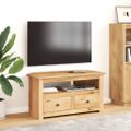 vidaXL Rohová TV skrinka 93x49x49 cm borovicový masív Panama Range