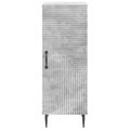 vidaXL Servírovacia skriňa Betónovo sivá 33 x 34,5 x 89,5 cm