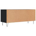 vidaXL TV skrinka čierna 100x34,5x44,5 cm spracované drevo