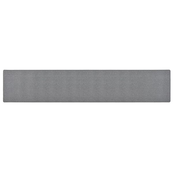 vidaXL Kobercový behúň tmavo sivý 50x300 cm