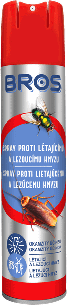 04594 Bros Sprej proti lietajúcemu a lezúcemu hmyzu 400 ml