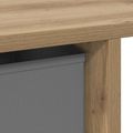 vidaXL Stôl Remeselný dub 100 x 40 x 75 cm Kompozitné drevo