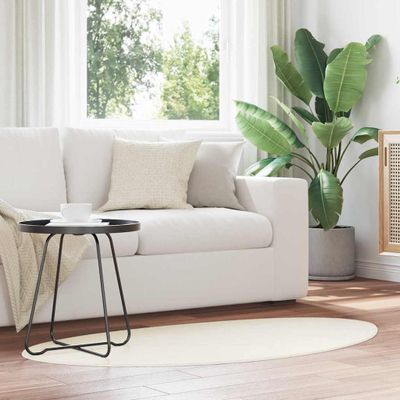 vidaXL Kusové koberce HUARTE Krémová 160 x 230 cm Polyester