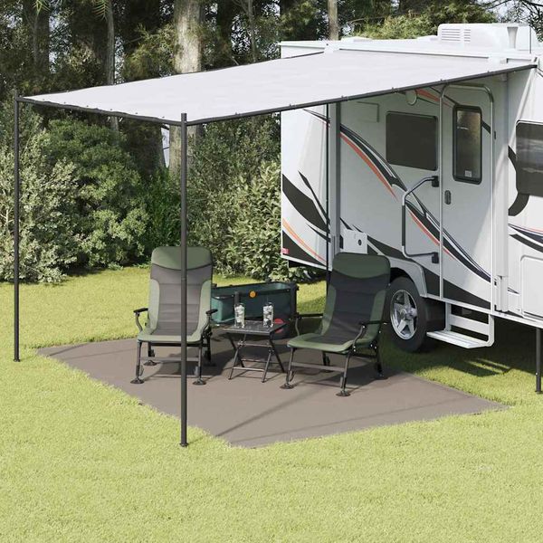 vidaXL Koberec do stanu Svetlosivá 400 x 250 cm Polyetylén