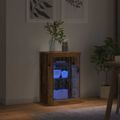 vidaXL LED komoda Staré drevo 41 x 37 x 67 cm Kompozitné drevo