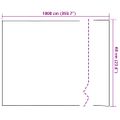 vidaXL Samolepiaca okenná fólia Frosted šedá 60 x 1000 cm PVC