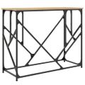 vidaXL Konzolový stolík dub sonoma 100x40x80 cm kompozitné drevo