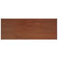 vidaXL Parapetné dosky Hnedé drevo 100 x 30 x 4,5 cm PVC