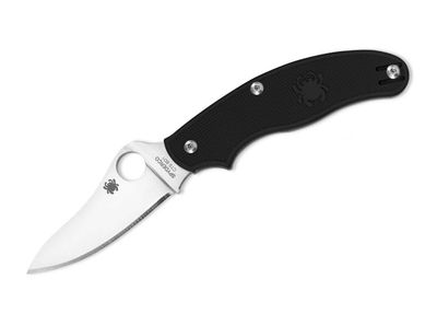 Spyderco C94PBK3 UK Penknife Drop Point vreckový nôž 7,5 cm, Satin, čierna, FRN