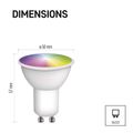 Chytrá LED žárovka GoSmart MR16 / GU10 / 4,8 W (35 W) / 400 lm / RGB / stmievateľná / Wi-Fi