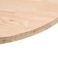 vidaXL Stolová doska Ø60x2,5 cm masívna borovica