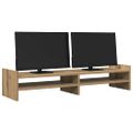 vidaXL Stojan na monitor dub artisian 100x27x20 cm kompozitné drevo