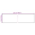 vidaXL Balkónové zásteny 10 ks antracitové 255x19 cm polyratan
