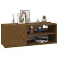 vidaXL Nástenné skrinky 2 ks medovohnedé 80x30x30 cm masívna borovica
