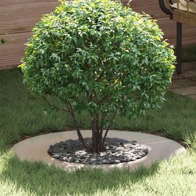 vidaXL vhodný pre plochý stromový krúžok Strieborná Ø40 / 70 cm