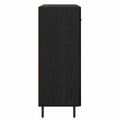 vidaXL Servírovacia skriňa Čierny dub 69,5 x 34 x 90 cm