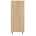 vidaXL Komoda dub sonoma 34,5x34x90 cm spracované drevo
