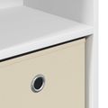 vidaXL Servírovacia skriňa Biela 88,5 x 27,5 x 63,5 cm