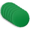 vidaXL Poťah na podložku 6 pcs HEERLEN Zelená Ø 40 cm Polyester
