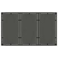 vidaXL Záhradný jedálenský set 5 ks Čierna polyratan