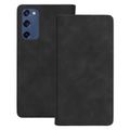 Smart Suede puzdro pre Samsung Galaxy S20 FE / S20 Lite / S20 FE 5G čierna