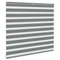 vidaXL Zebra roleta tmavošedá 160x100 cm šírka látky 155,9cm polyester