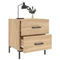 vidaXL Nočné stolíky 2 ks dub sonoma 40x35x47,5 cm kompozitné drevo