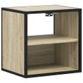vidaXL Nástenné nočné stolíky 2 ks dub sonoma 40x31x39,5 cm
