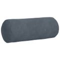 vidaXL Podložkové vankúše 2 pcs Tmavo šedá Ø 15 x 40 cm