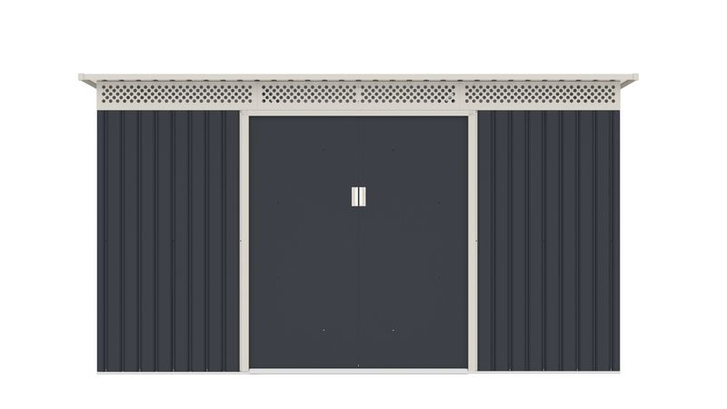 Záhradný domček G21 GRAH 700 - 340 x 206 cm, antracitový