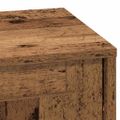 vidaXL Nočný stolík Staré drevo 44 x 34,5 x 45 cm Kompozitné drevo