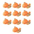 vidaXL Upínacie popruhy s račňou 10 ks, 0,4 tony, 6mx25mm, oranžové