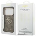 Puzdro Guess pre iPhone 17 Pro HC 4G PU S VEĽKÝM 4G CLASSIC LOGO GD hnedé