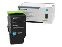 Ultra High Yield - azúrová - originálna - kazeta s farbivom LCCP - pre Lexmark CS521dn, CS622de, CX622ade, CX622de, CX625ade, CX625adhe, CX625de
