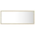 vidaXL LED kúpeľňové zrkadlo dubu sonoma 100x8,5x37 cm, akryl
