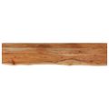 vidaXL Nástenná polica 100x20x2,5cm obdĺžnik masívna akácia živá hrana