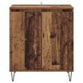 vidaXL Servírovacia skriňa Staré drevo 60 x 35 x 70 cm