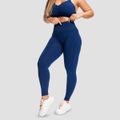 Dámske bezšvové legíny Sculpt Navy - GymBeam, veľkosť L