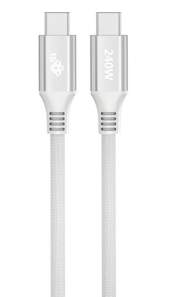 TB Touch USB C - USB C 240W, 1m biely