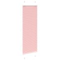 vidaXL Plisovaná roleta ružová 40x100 cm šírka látky 39,4 cm polyester