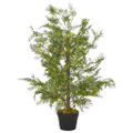 vidaXL Umelá rastlina strom cyprus s kvetináčom zelená 90 cm