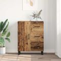 vidaXL Servírovacia skriňa so zásuvkou Staré drevo 69,5 x 34 x 90 cm
