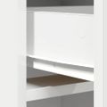 vidaXL Highboard Biela 41 x 40 x 135 cm Kompozitné drevo