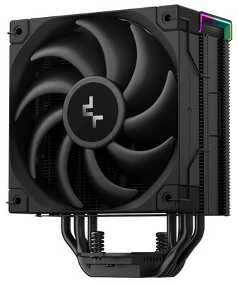 DEEPCOOL chladič AK400 Digital Pro / 120mm fan / 4x heatpipes / PWM / pre Intel i AMD / čierny / dig.disp. viac hodnôt Chladenie, pre CPU, pre Intel i AMD, socket 1700, 1200, 115x, AM5, AM4, 220W TDP, 120mm ventilátor, 4 heatpipe, digitálny displej