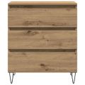 vidaXL Servírovacia skriňa Remeselný dub 60 x 35 x 70 cm