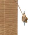 vidaXL Roleta Hnedá 90 x 220 cm Bambus