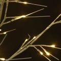 vidaXL Vianočný stromček/vŕba 120 LED 1,2 m, teplá biela, dovnútra/von