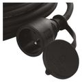 Predlžovací kábel EMOS P01710 guma-neoprén PROFI spojka 10m / 3x 1,5mm / IP44 / čierny